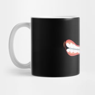 Comic Mouth Funny Design Gift Mug